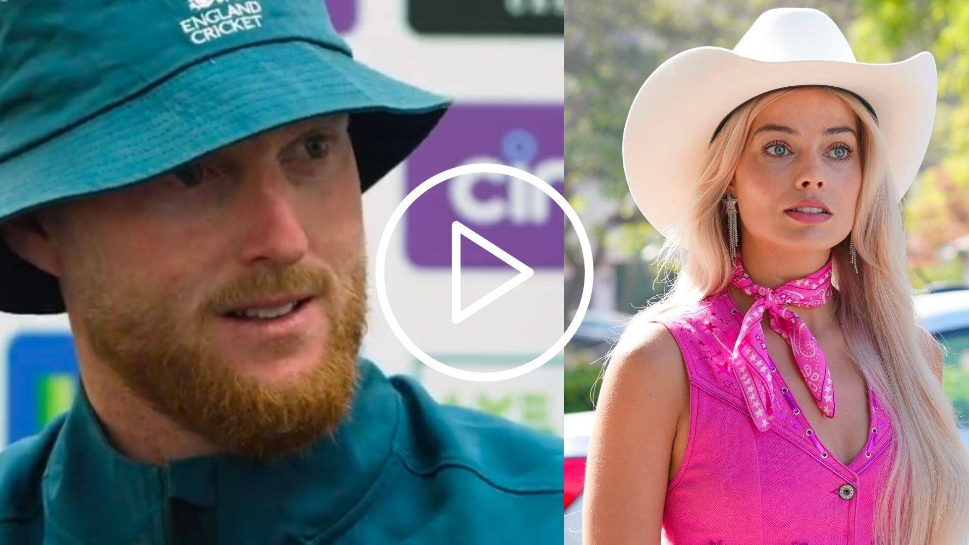 [Watch] Mark Wood, Ben Stokes Endorse Barbie Movie In Press Conference